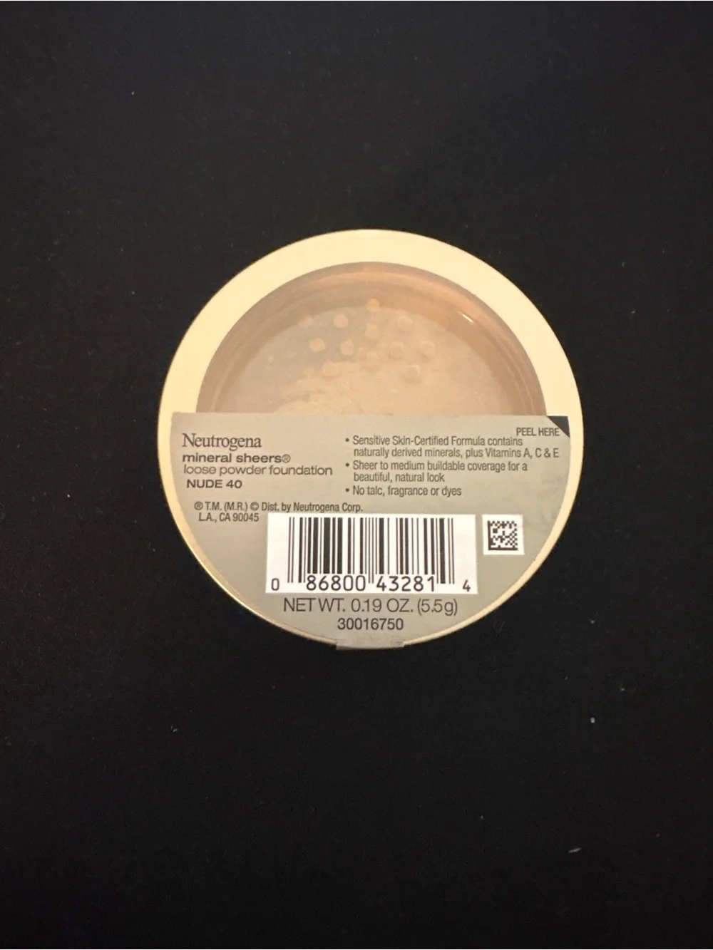 Neutrogena Mineral Sheers Loose Powder Foundation Nude 40 Sealed 0.19 oz